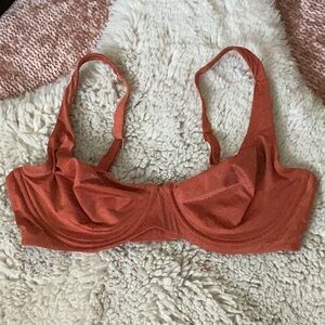EUC CUUP The Scoop Bra in Rust